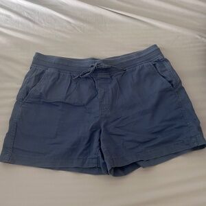 Orvis Blue XL Tie Waist Cargo Style Shorts